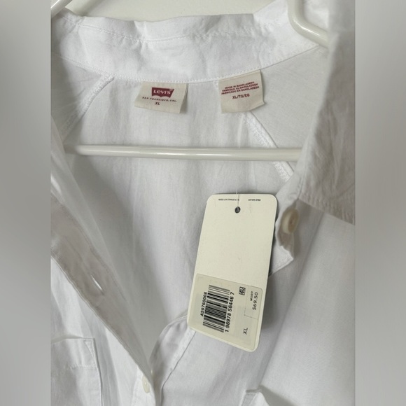 Levi’s The Ex-Boyfriend Shirt White XL - Picture 5 of 11